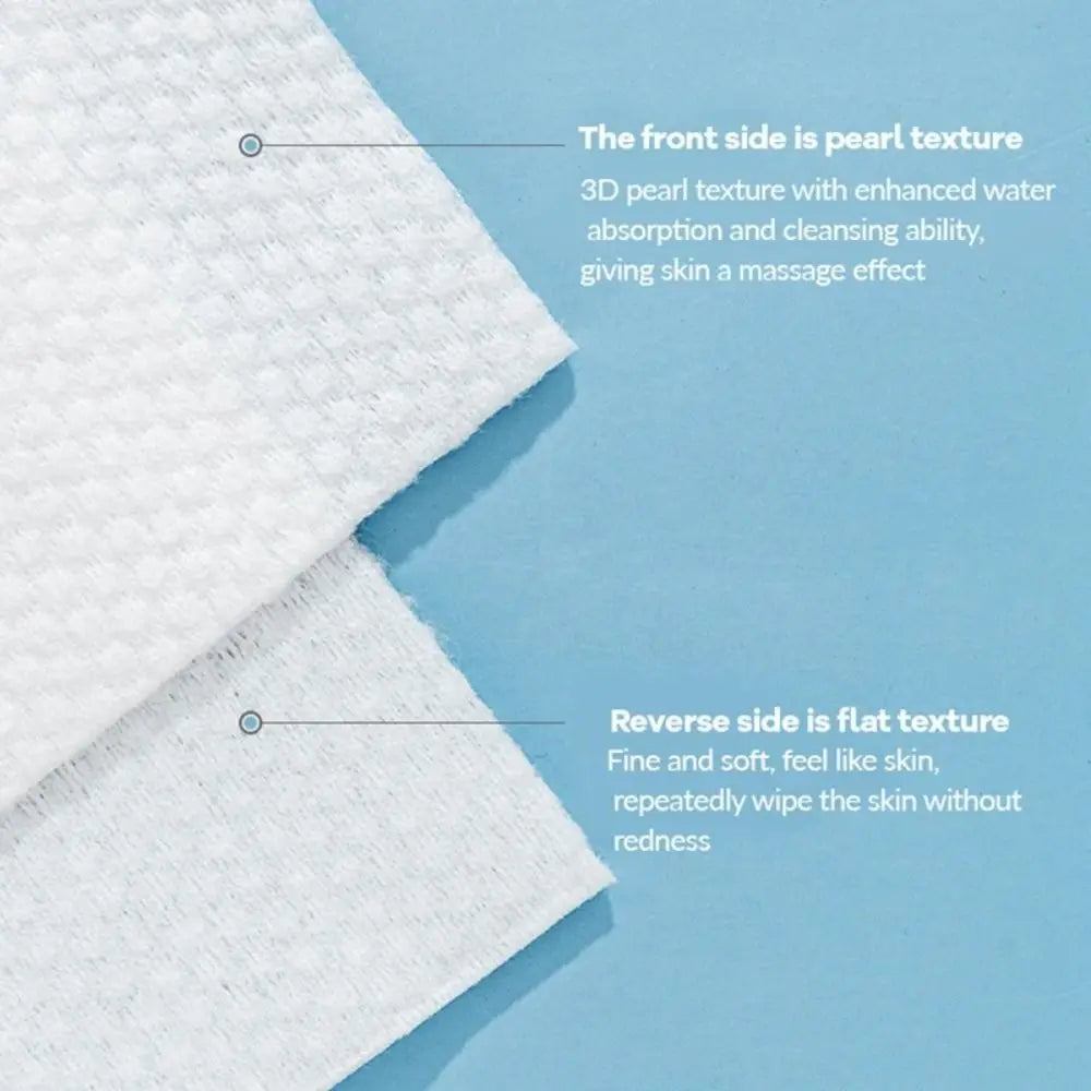 Thick Disposable Face Towels – Skin-Friendly Non-Woven Facial Cleansing Wipes for Skincare & Dry Use