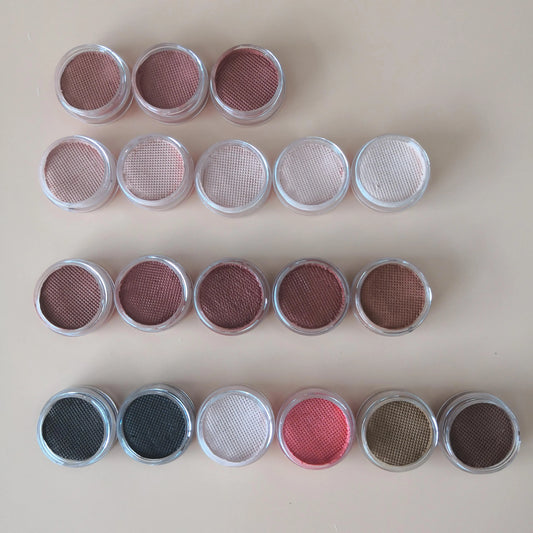 Private Label Water Activated Eyeliner Matte Brown Color Cake Liner Face Paint