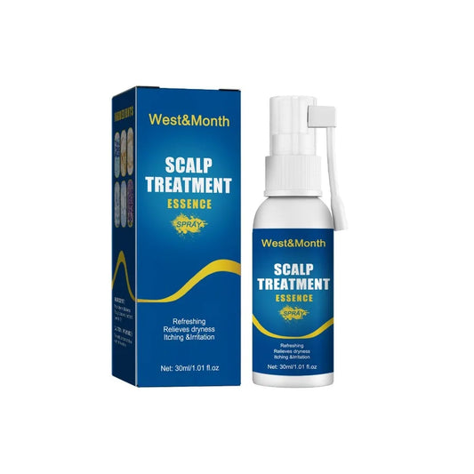 WestMonth Scalp Treatment Essence Spray Hair Care And Repair Damaged Hair Follicle Hair Root Treatment Spray