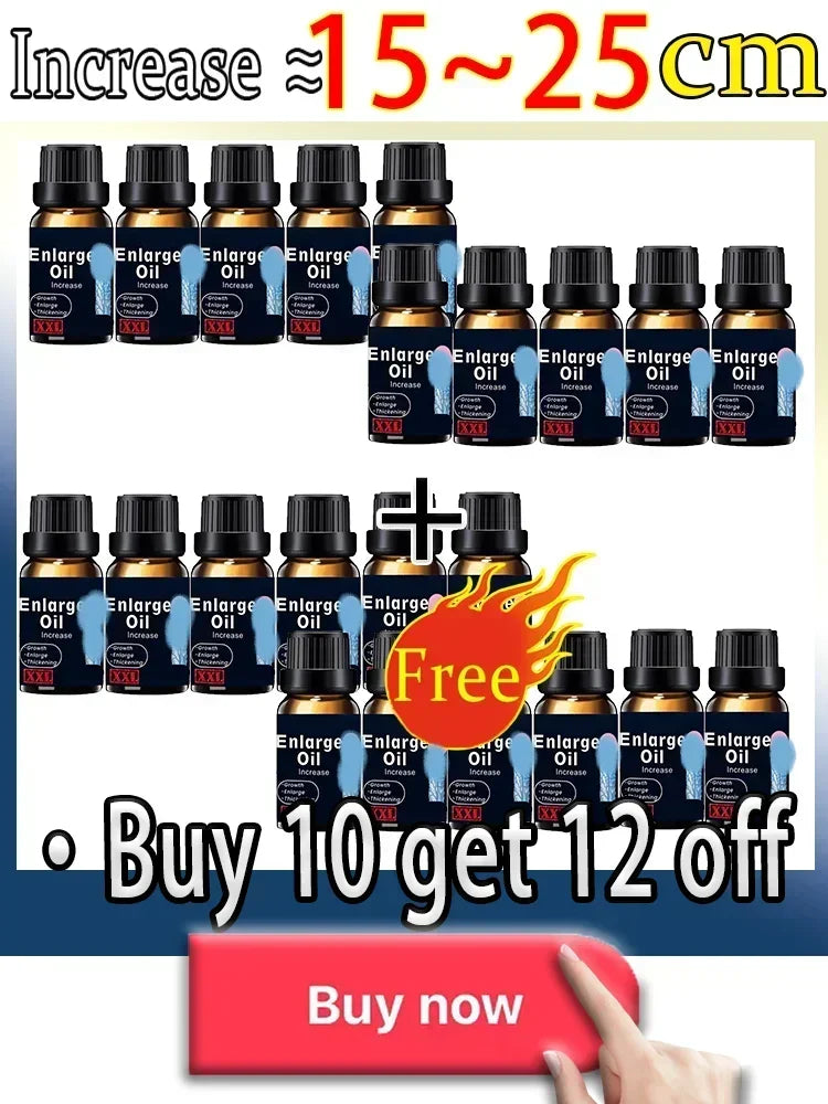 Men's Massage Oil XXL Big Growth Thickening Essential Oil, Personal Care Private Massage Cream,