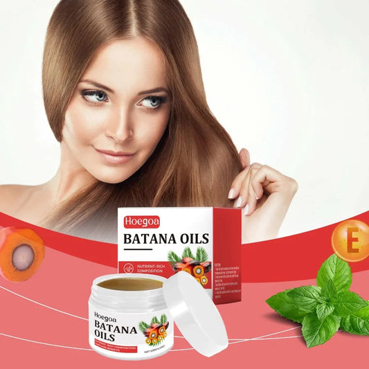 Hoegoa Batana Hair Care Oil Gently Nourishes Hair Follicles Repairs Frizzy Dry And Smooth Hair