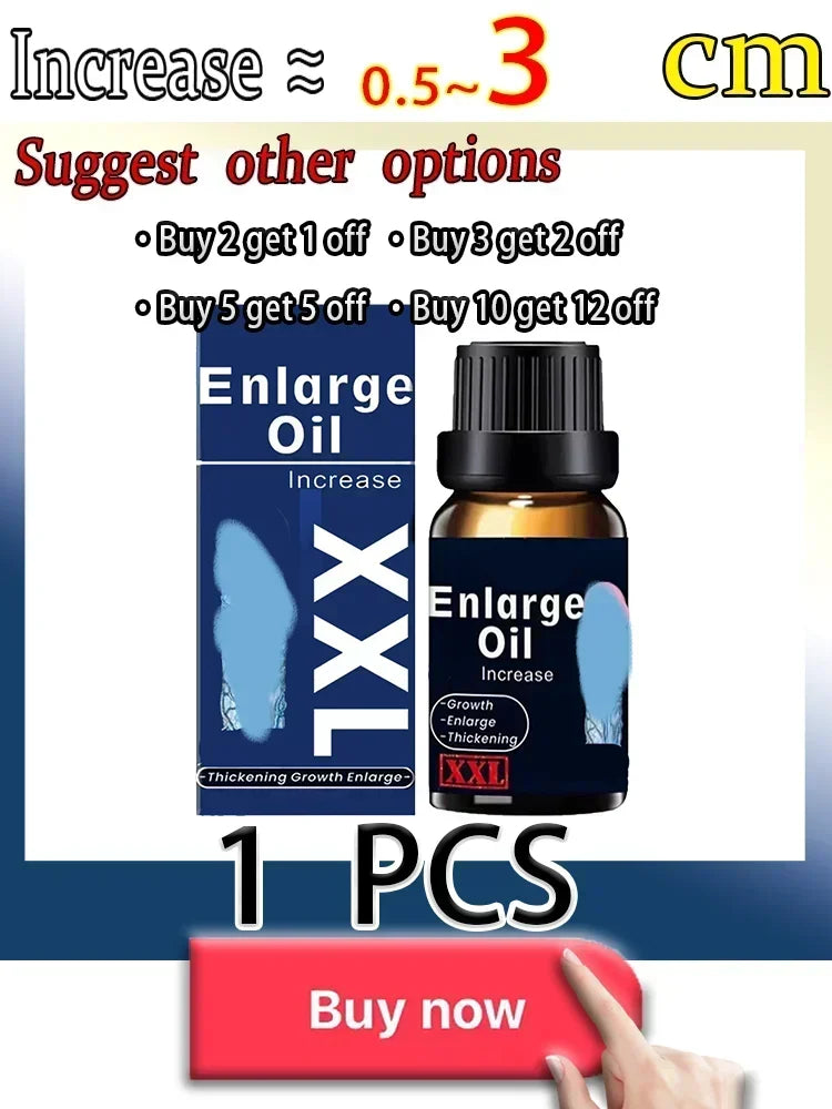 Men's Massage Oil XXL Big Growth Thickening Essential Oil, Personal Care Private Massage Cream,