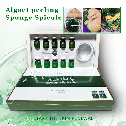 Algae Peeling Whitening Melasma Peel Kit Seaweed Algae Bio- for Acne Treatment Functional Facial Seaweed silicon needle MaSk
