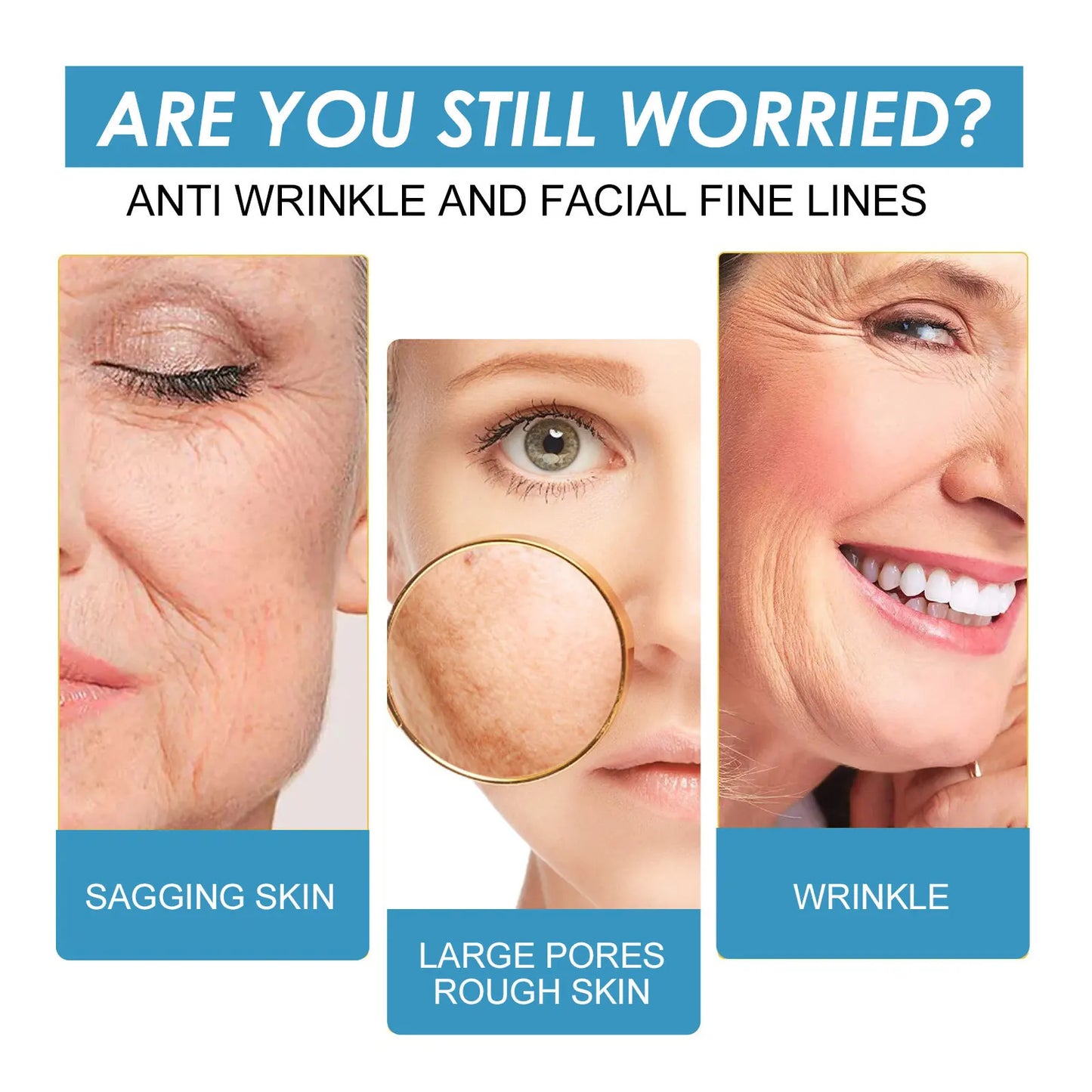 Retinol essence, lightens fine lines, firms, anti-wrinkle and brightens the skin, effectively improves facial skin hydrating and