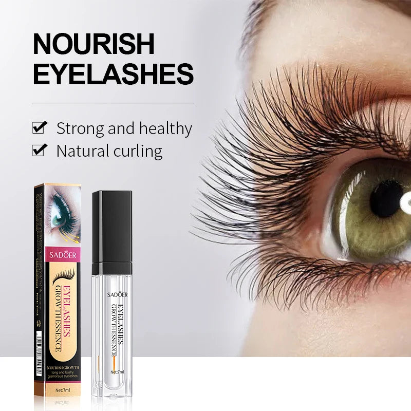 Nourishing Waterproof Mascara – Moisturizing & Thickening for Natural Curling Lashes & Brows | 7ml
