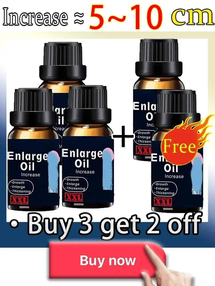 Men's Massage Oil XXL Big Growth Thickening Essential Oil, Personal Care Private Massage Cream,
