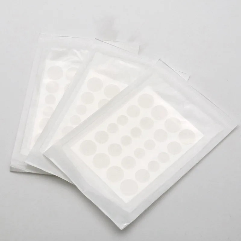36 Patch Round Acne Patches Hydrocolloid Waterproof Pimple Removal Patches Invisible Acne Removal Patches Anti Acne Sticker
