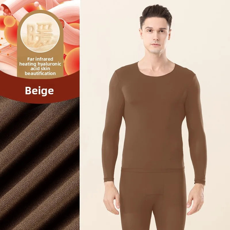 Hyaluronic Acid Skin Care Clothing Men's Invisible Ultra-Thin Spring & Fall Far Infrared Heating Skin Care Clothing Bottoming