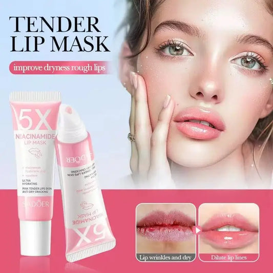 Remove Dark Lip Balm Lightening Melanin Mask Gloss Exfoliating Lip Pink Treatment Reduce Lip Lines Improve Dryness Moisturizing