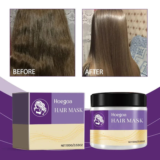 Hoegoa Moisturizing Hair Mask Repair Dry And Smooth Improve Frizz Nourish And Moisturize Hair Care Mask
