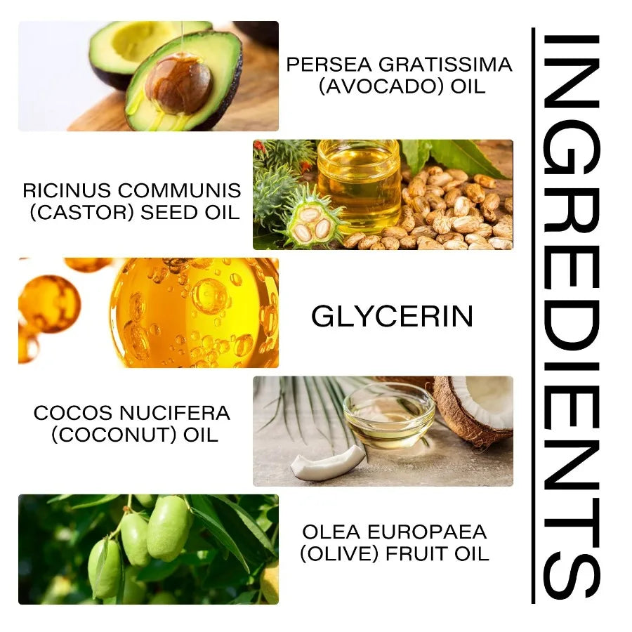 OceAura Castor Oil Moisturize And Strengthen Hair Care Solid Hair Thick Hair Care Oil