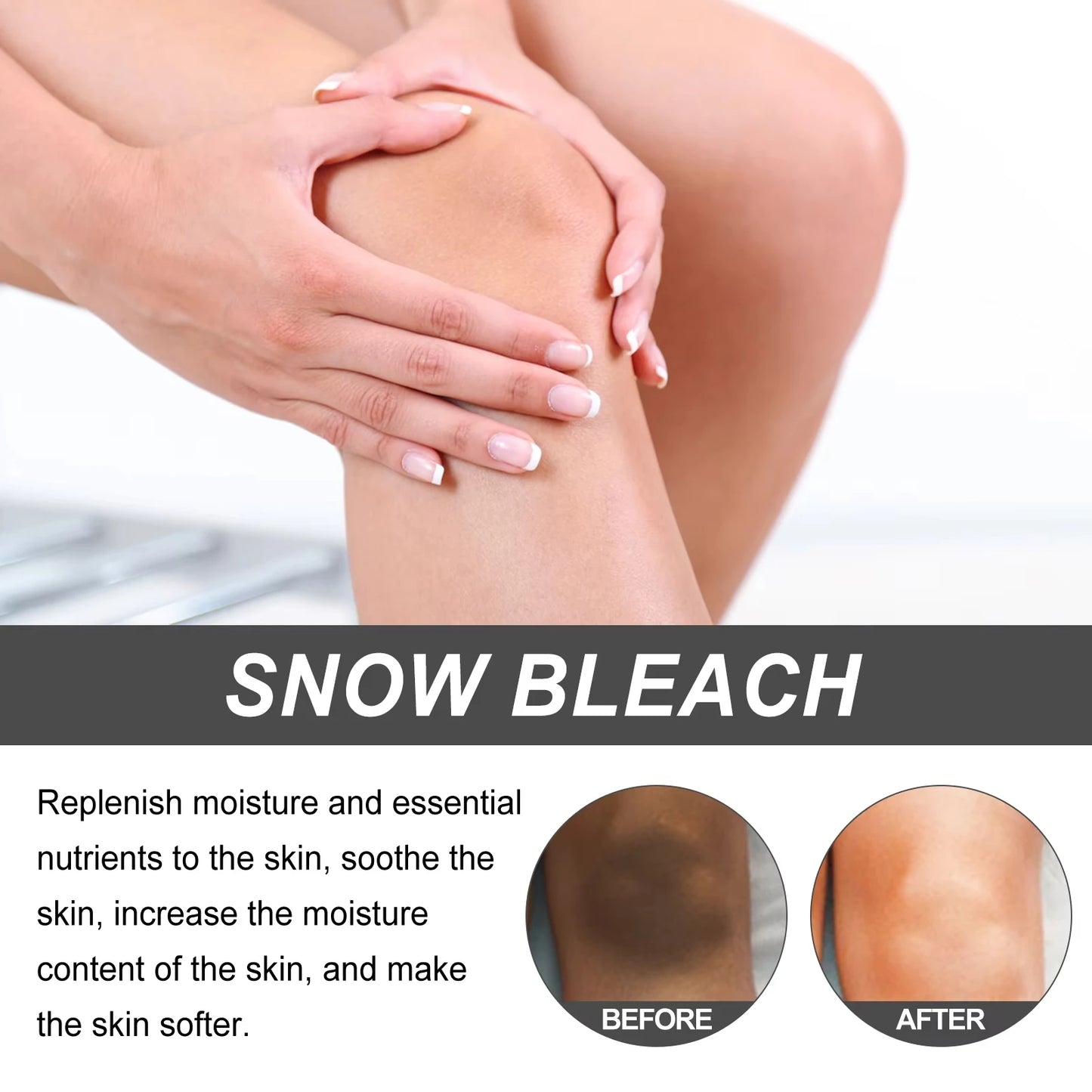 Body whitening cream niacinamide whitening lightening private armpit knee inner thigh whitening nourishing moisturising cream