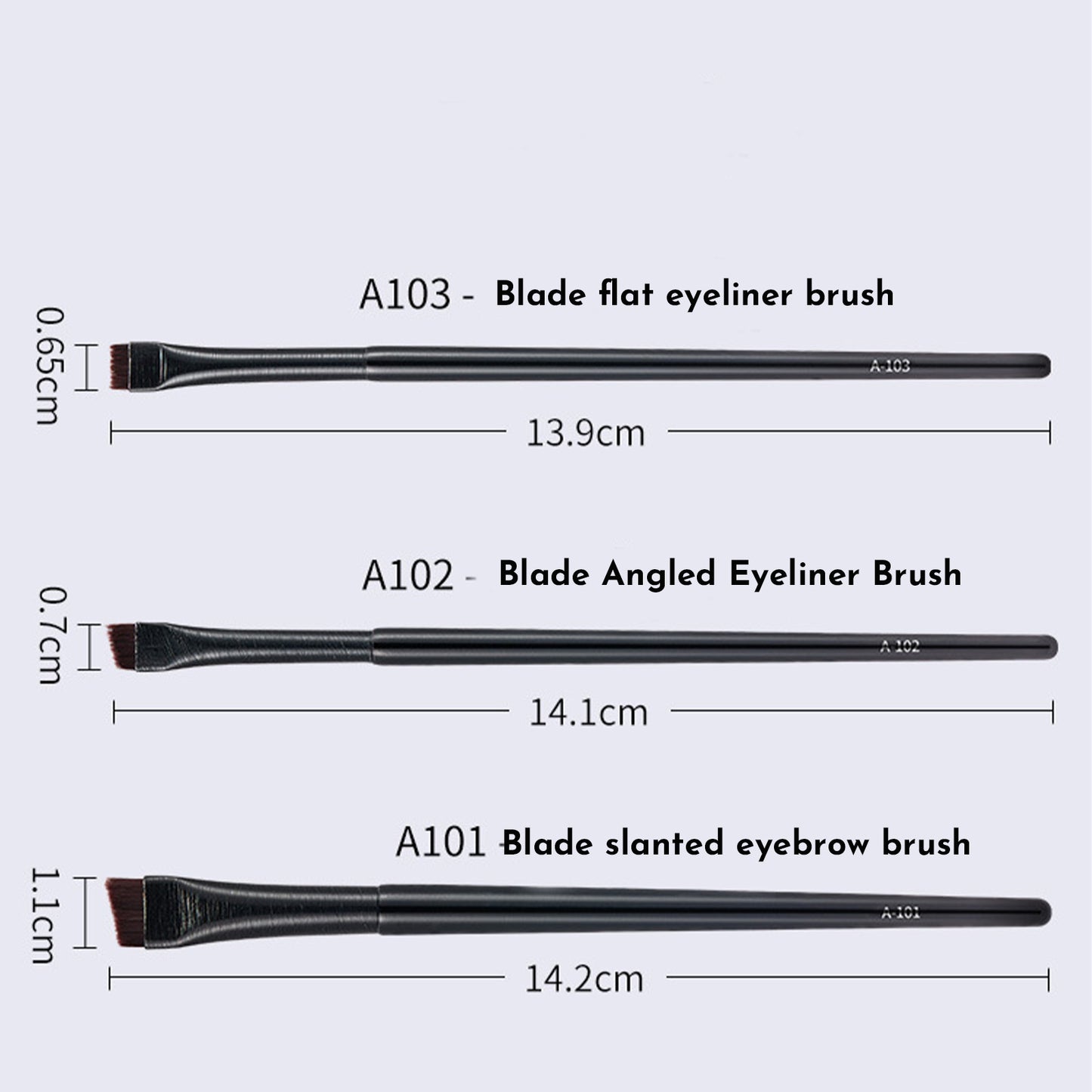 Eyebrow Eyeliner Brush Portable Small Angle Eyebrow Brush Makeup Tool Brushes Makeup Professional Eyeliner Eyebrow Contour Makeup Brush Super Soft Fiber Comfortable Grip Soft And Natural Makeup Appli