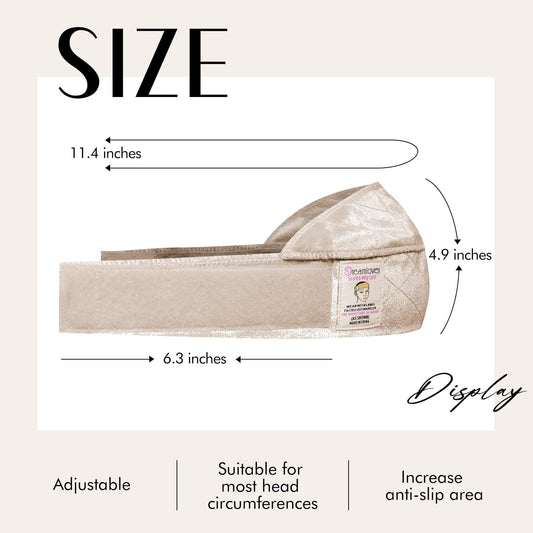 Wig Grip Band for Lace Front Wigs, Wide Wig Grip Headband, Nude, 1 Pieces