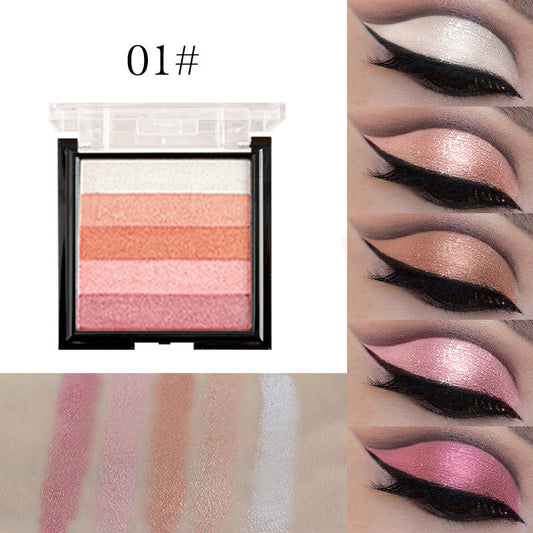 Highlight Eye Shadow Plate Three-dimensional Brightening And Repairing