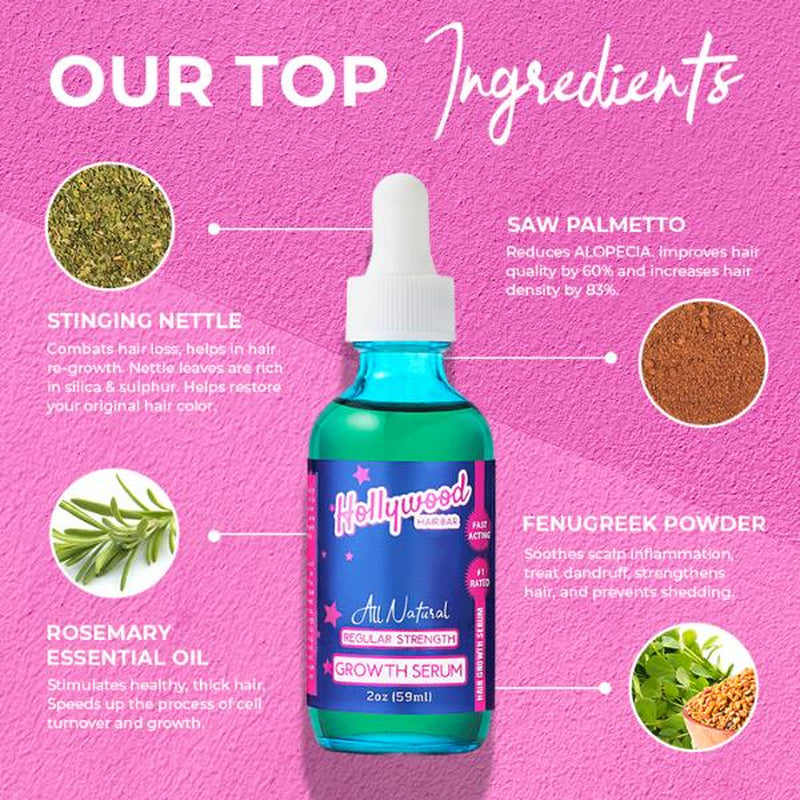 Hollywood Hairbar Hair Rejuvenating Serum | Ayurvedic Herbal Haircare Blend for Calming & Nourishing