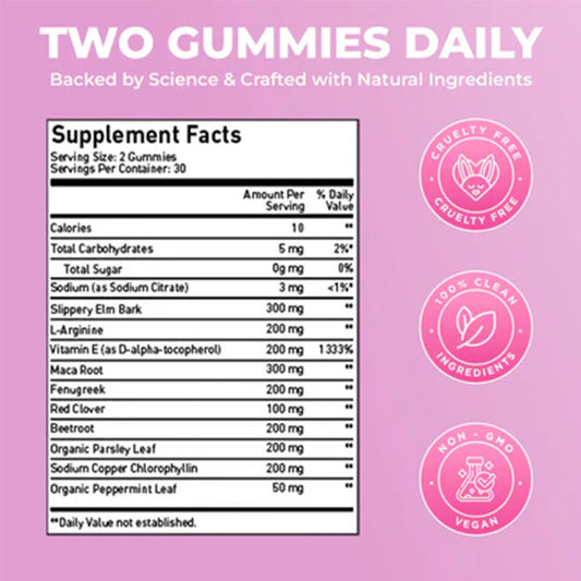 60 Tablets Female Probiotic Gummies