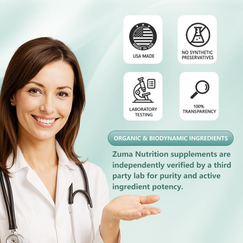 Zuma Nutrition Liposomal Ashwagandha Root Tonic 60Ml Organic Vegan Stress Relief Cortisol Balance for Men Women Supports Liver Health Boosts Immunity Made in USA - Supplement