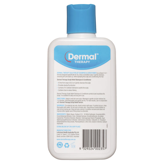 Dermal Therapy Scalp Relief Shampoo & Conditioner 210Ml Sensitive Scalp