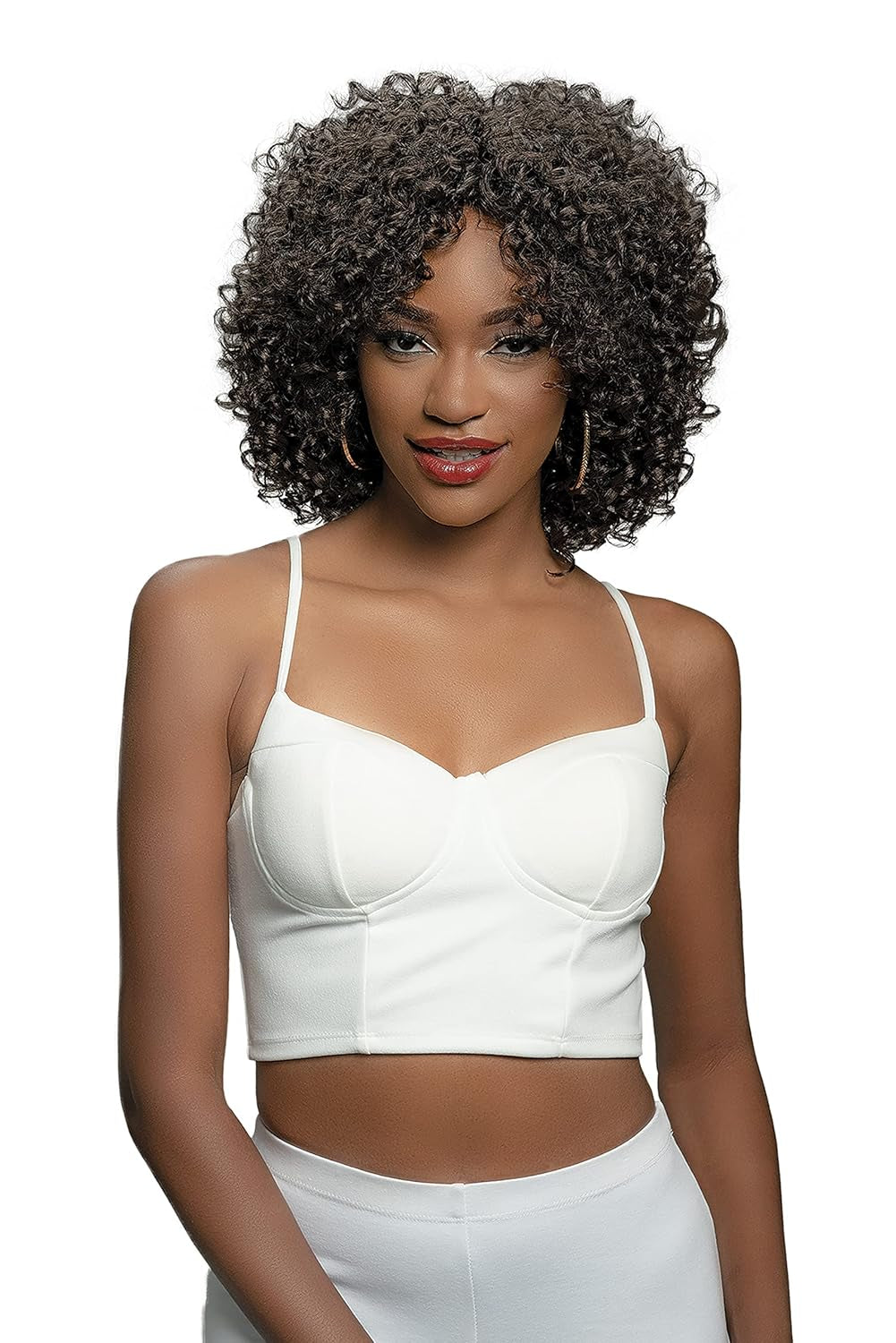 Natural Curly Kellen Wig, (1B)