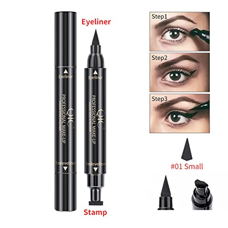 All in One Makeup Kit for Women Full Kit – 12 Color Shimmer Eyeshadow Palette, Buff Beige Foundation, Liquid Lipsticks, Face Primer, Brow Soap, Winged Eyeliner Stamp, Makeup Brush & Sponges Gift Set