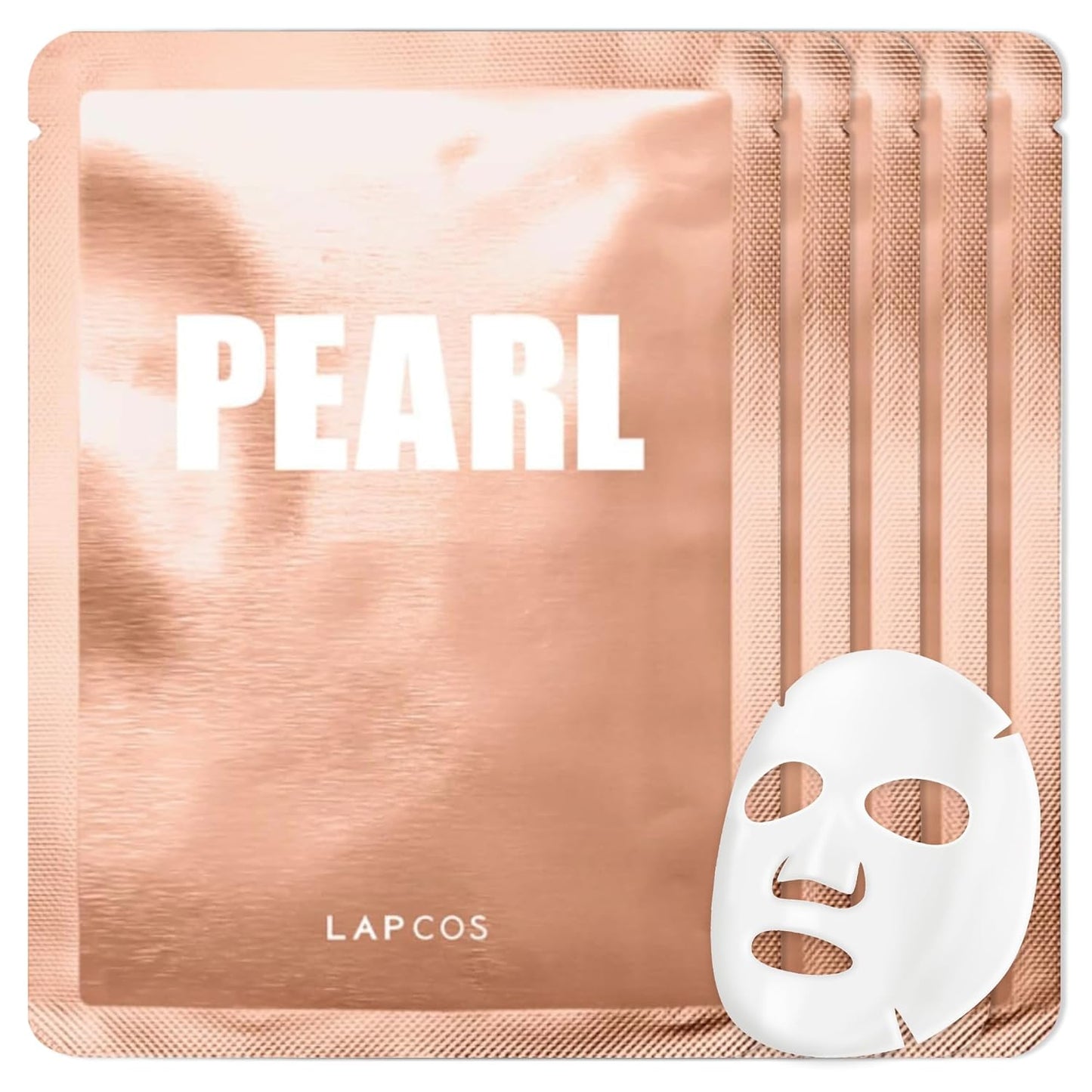 Collagen Sheet Mask, Firming Daily Face Mask with Collagen Peptides for Anti-Aging, Helps to Minimize Wrinkles, Restores Skin Elasticity & Firmness, Hydrating, Korean Beauty, 5-Pack