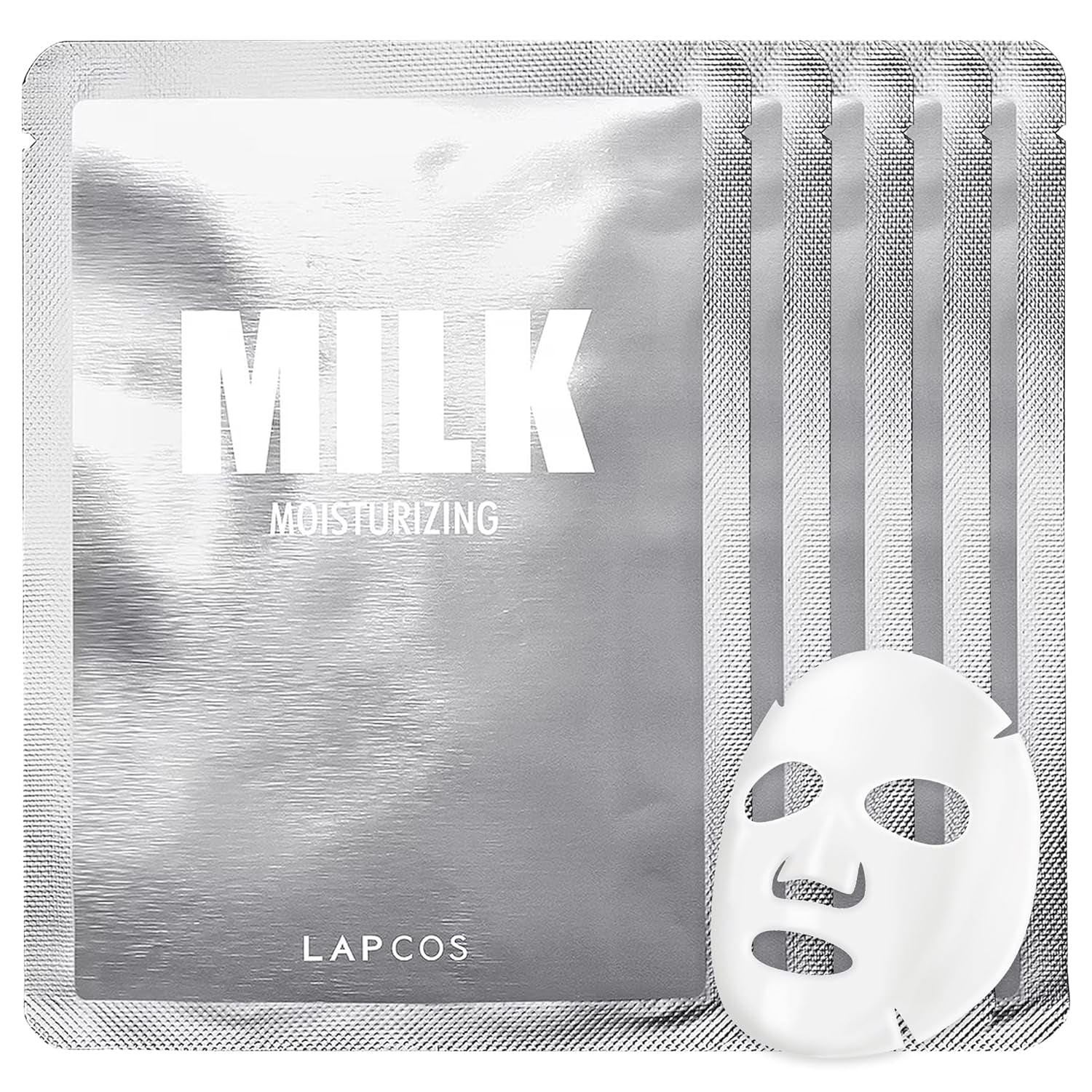 Collagen Sheet Mask, Firming Daily Face Mask with Collagen Peptides for Anti-Aging, Helps to Minimize Wrinkles, Restores Skin Elasticity & Firmness, Hydrating, Korean Beauty, 5-Pack