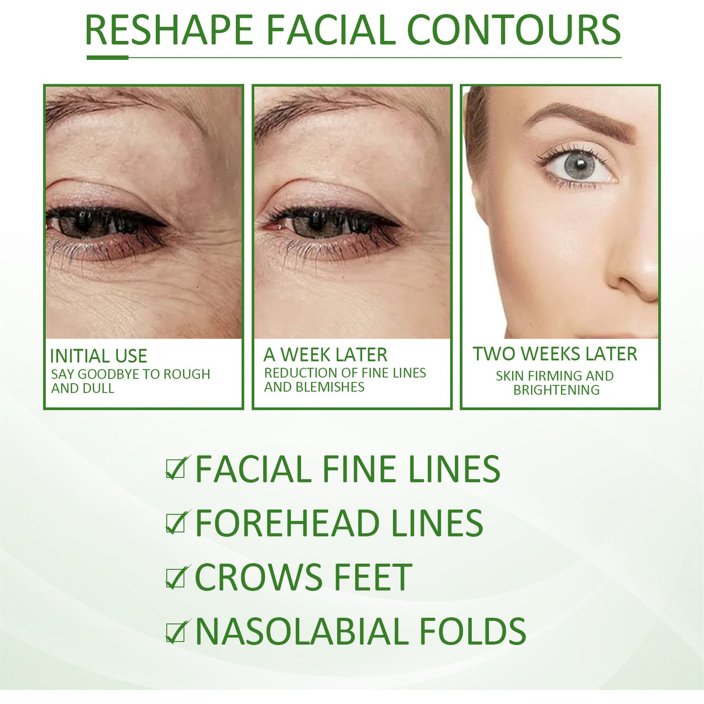 Organic Chlorophyll Superior Essence, Moist Tyra Facial Skin Firming Fade Out Fine Lines Filling Moist Skin