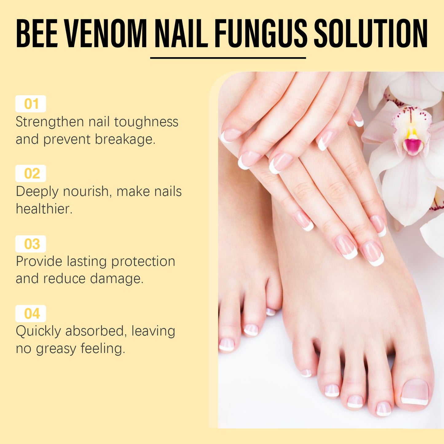 Bee Venom Nail Care Essence Foot Gray Nails Brightening Nails Rotten Nails Soft Nails Nail Care