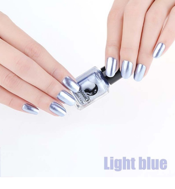 14 Color Mirror Metallic Nail Polish Set | 6ML Shiny Fashion Gel for Trendy Nail Art & Makeup Looks