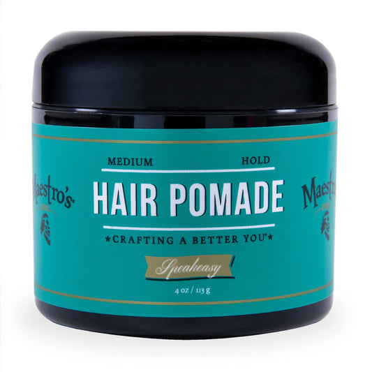 Hair Pomade – Mark of a Man Blend | Medium Hold, Natural Shine | Water-Based Pomade for Men | Classic Grooming for All Hair Types & Styles, 4 Oz