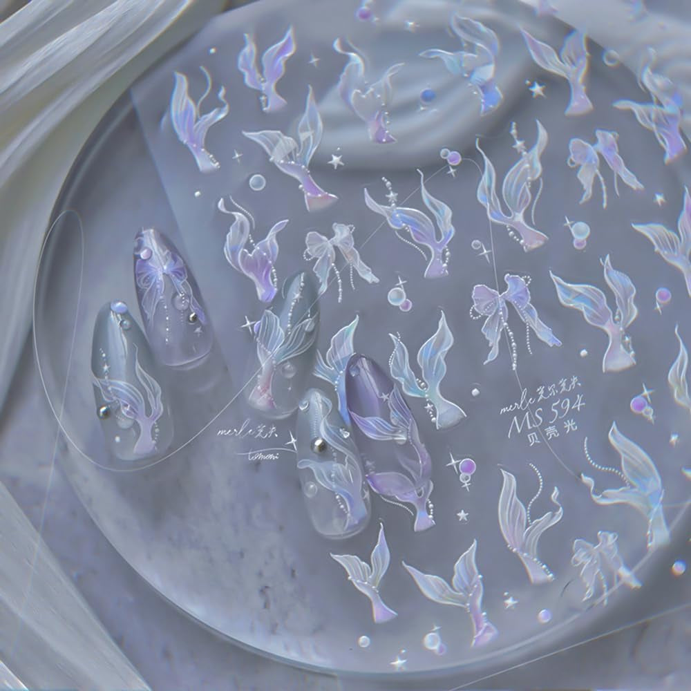 5D Embossed Designs Nail Art Stickers Decals Self Adhesive Nail Decals Black Bow Tie Mini Bowknot Line Nail Stickers Manicure Sliders for Women DIY Nail Art Decorations (02.Black Bow)