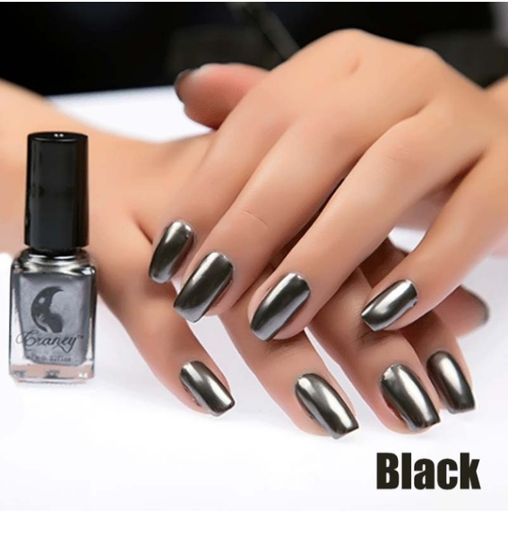 14 Color Mirror Metallic Nail Polish Set | 6ML Shiny Fashion Gel for Trendy Nail Art & Makeup Looks