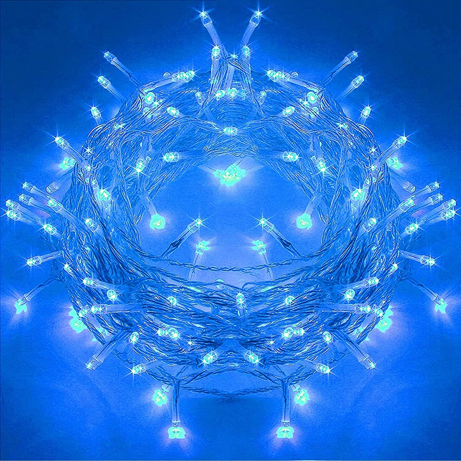 33FT 100 LED Halloween String Lights Orange, Plug in Black Wire Fairy Lights 8 Modes Waterproof Mini Light for Outdoor Indoor Christmas Tree Holiday Wedding Party Bedroom Patio Tree Decor