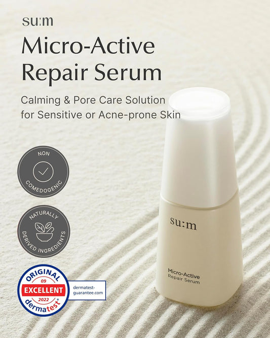 Micro-Active Repair Serum (1.69 Fl Oz) - Korean Skincare for Deep Hydration, Boost Vitality, and Skin Barrier Strengthening. with Tru-Active™ and Biopeptide 190™.