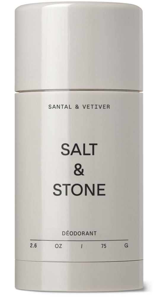 Aluminum Free Deodorant | Extra Strength 48 Hour Protection for Women & Men | Made with Seaweed Extracts, Shea Butter & Prebiotics (Santal & Vetiver)