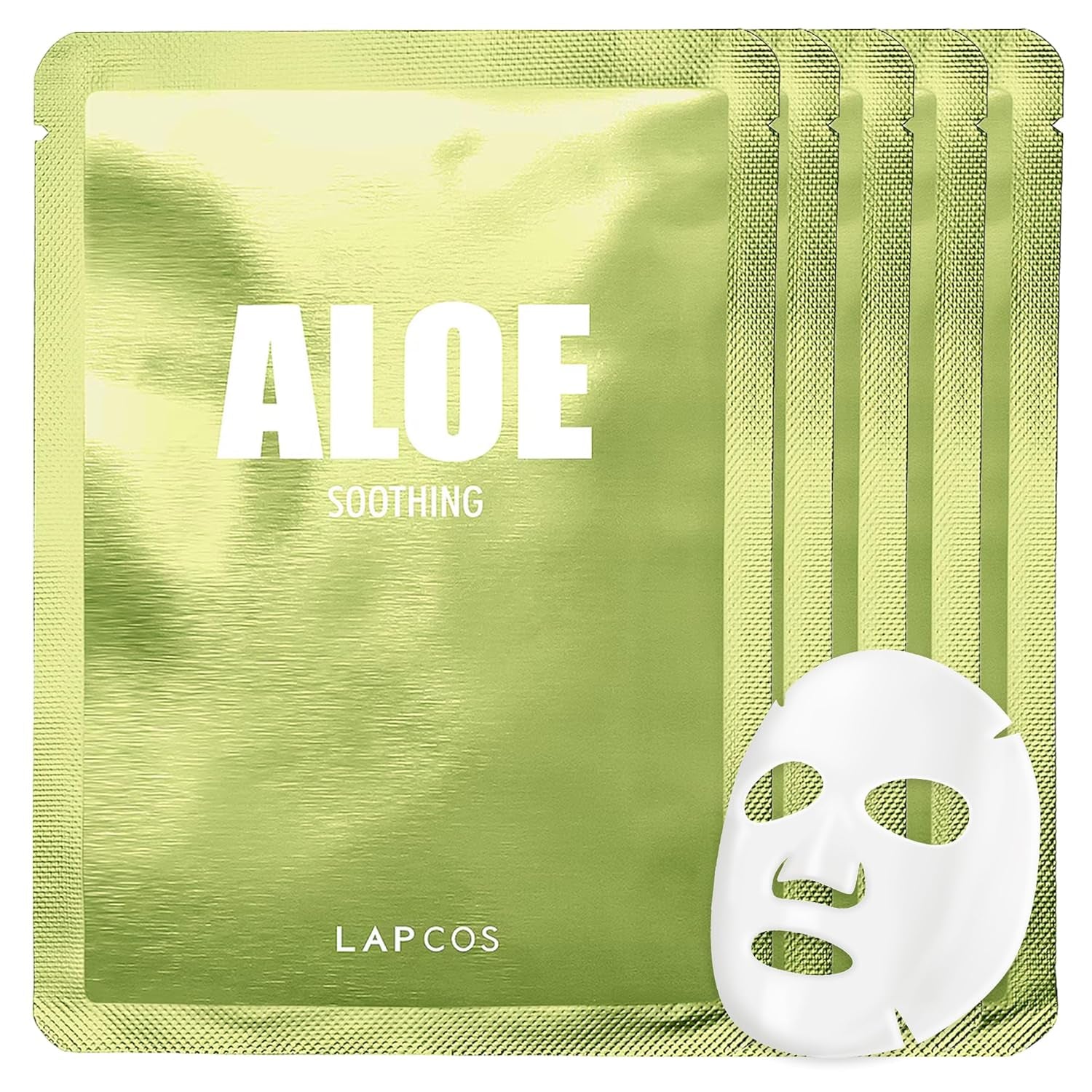 Collagen Sheet Mask, Firming Daily Face Mask with Collagen Peptides for Anti-Aging, Helps to Minimize Wrinkles, Restores Skin Elasticity & Firmness, Hydrating, Korean Beauty, 5-Pack