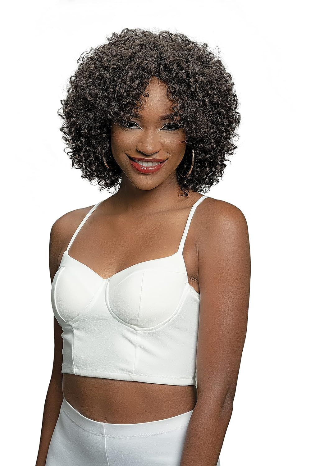 Natural Curly Kellen Wig, (1B)