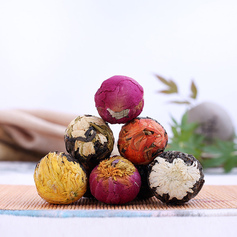 Jasmine Lily Peony Yellow Chrysanthemum Rose Chrysanthemum Six Flavor Scented Tea