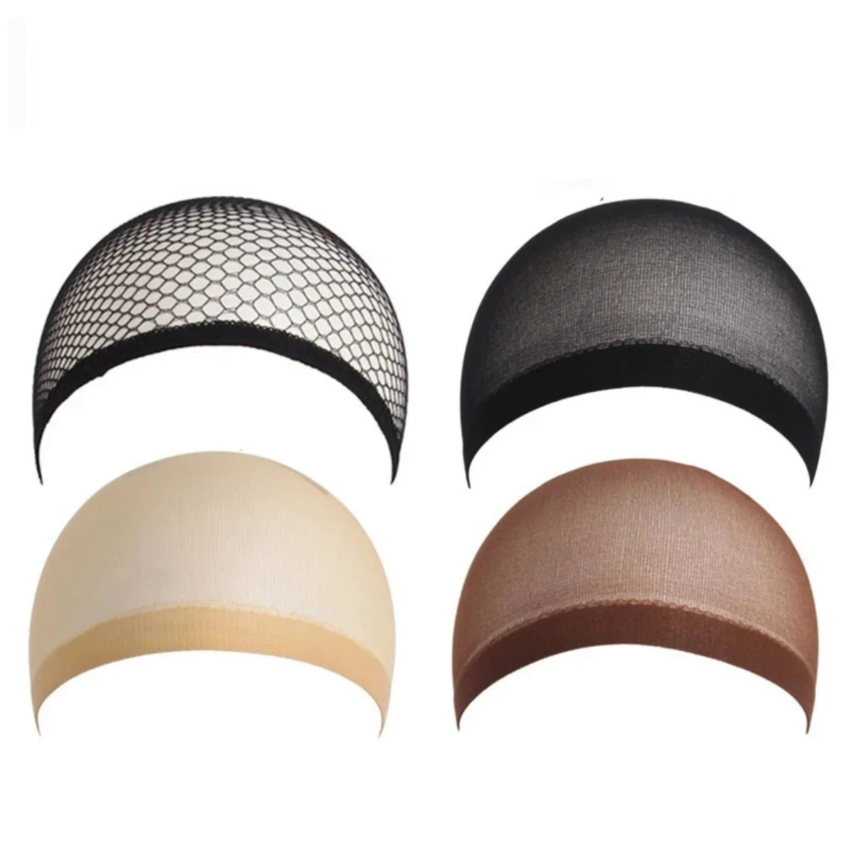 10 Pack Wig Caps Elastic Stocking Wig Cap Black Hair Nets