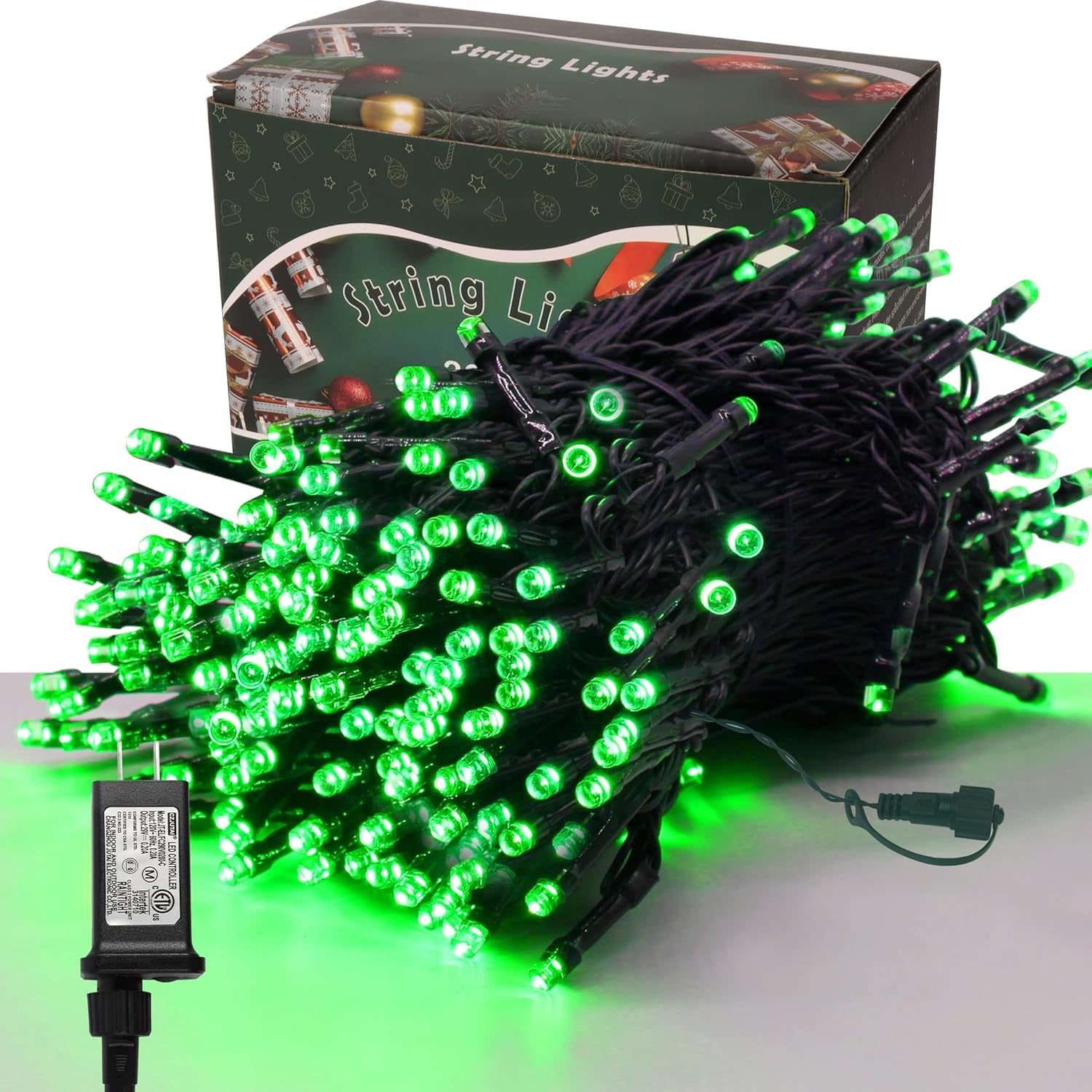 300 LED Halloween Lights, 98.5FT Halloween String Lights with 8 Lighting Modes, Waterproof & Connectable Mini Light, Plug in for Indoor Outdoor Holiday Christmas Party Bedroom Decorations (Purple)