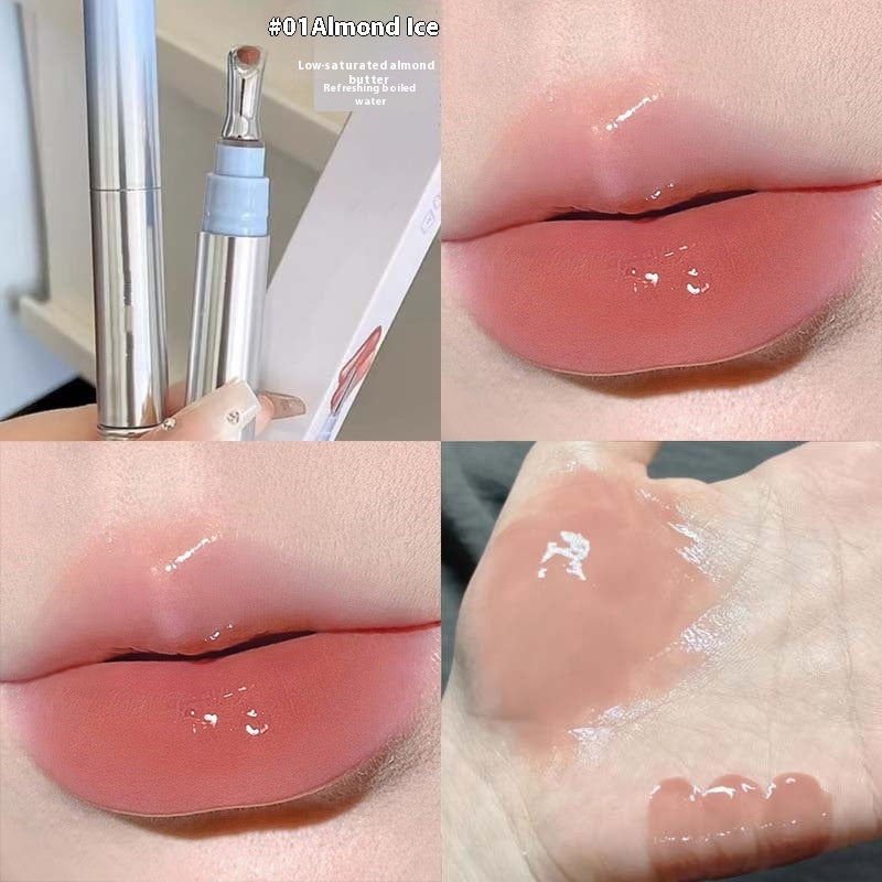 Long Lasting Nourishing Moisturizing Lip Mirror Water Light No Stain On Cup Lip Gloss
