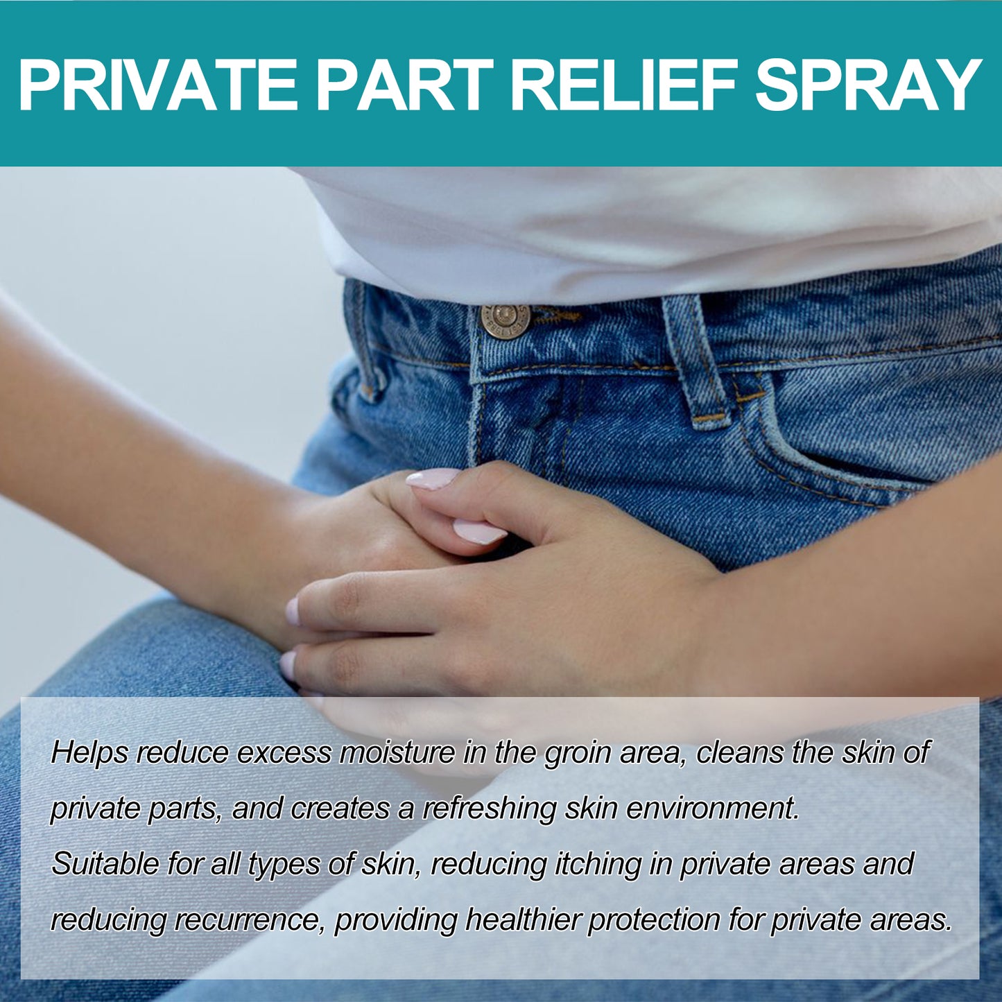 Feminine Care Spray Relieves Itching And Discomforts Clean Body Odor Gentle Care For Feminine Skin