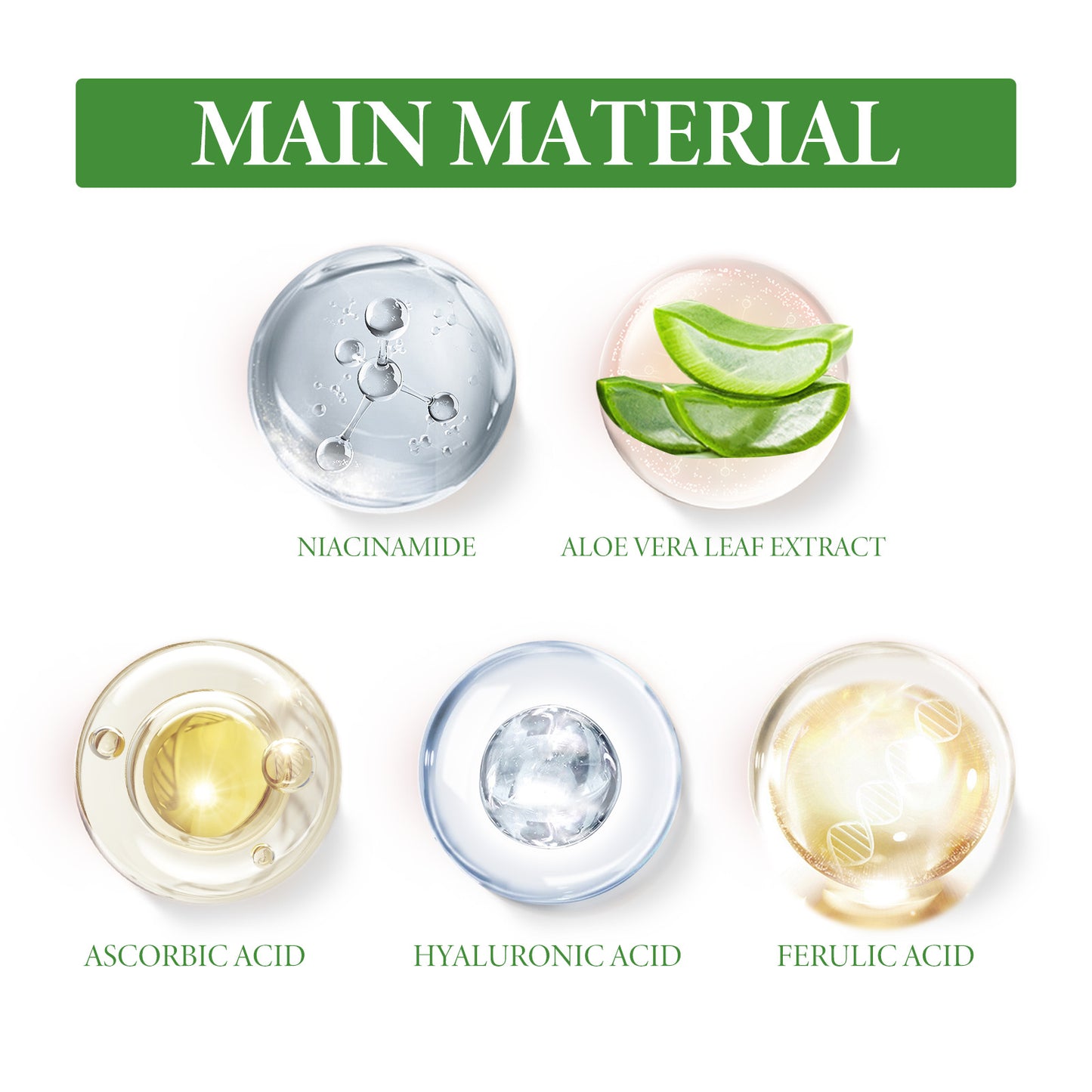 Aloe Vera Serum, Repair Dry Skin Moisturizes And Hydrates To Lighten Pimples And Seal Delicate Pores