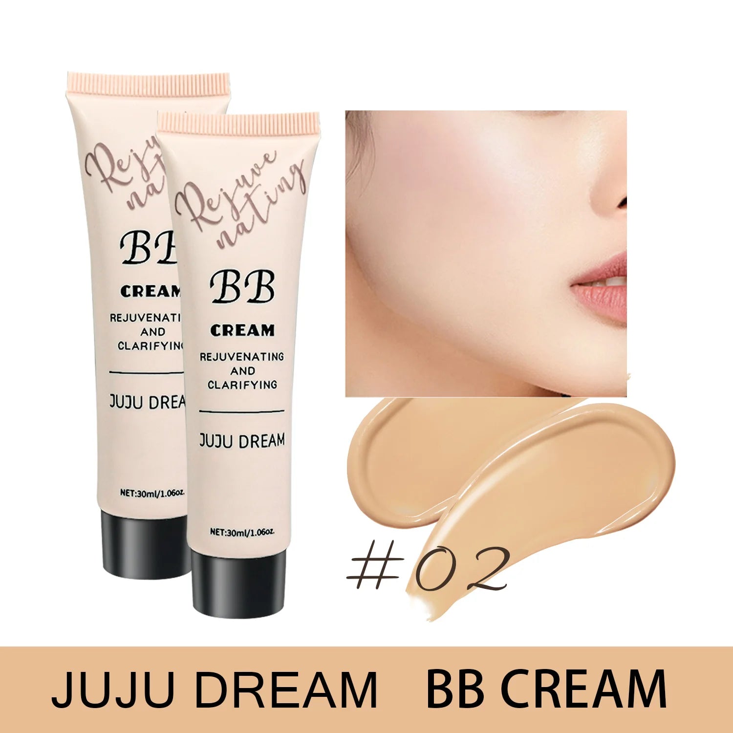 BB Cream, Isolation Cream, Liquid Foundation, Moisturizing, Oil Control, Long-Lasting Makeup, Milk, Dry Skin, and No Powder