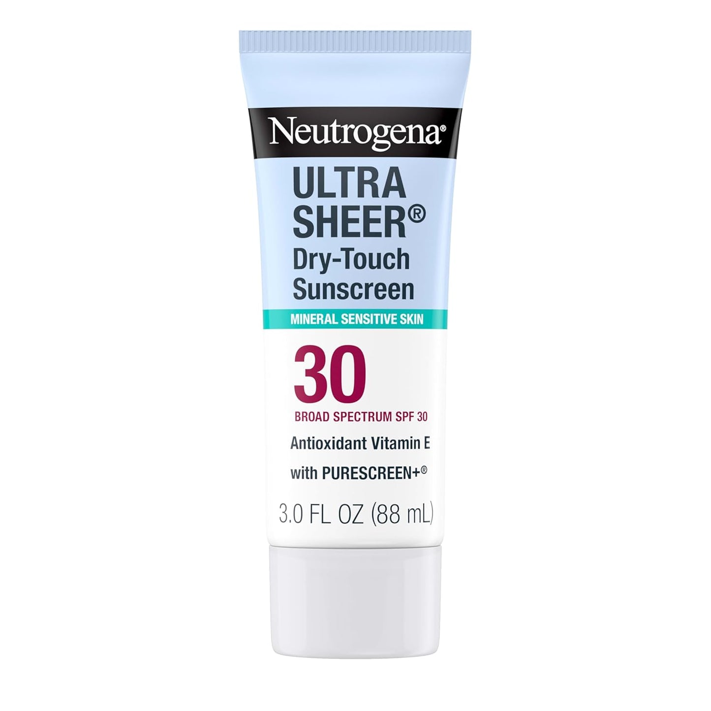 Ultra Sheer Dry-Touch Sunscreen for Face & Body, SPF 45 Broad Spectrum UVA/UVB Protection, Lightweight Water Resistant & Non-Greasy, Travel Size Sunscreen, 3 Fl. Oz 2 Pack