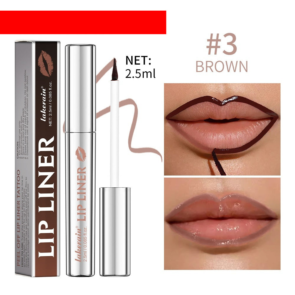 Matte Finish Pointed Toe Tear And Pull Lip Liner