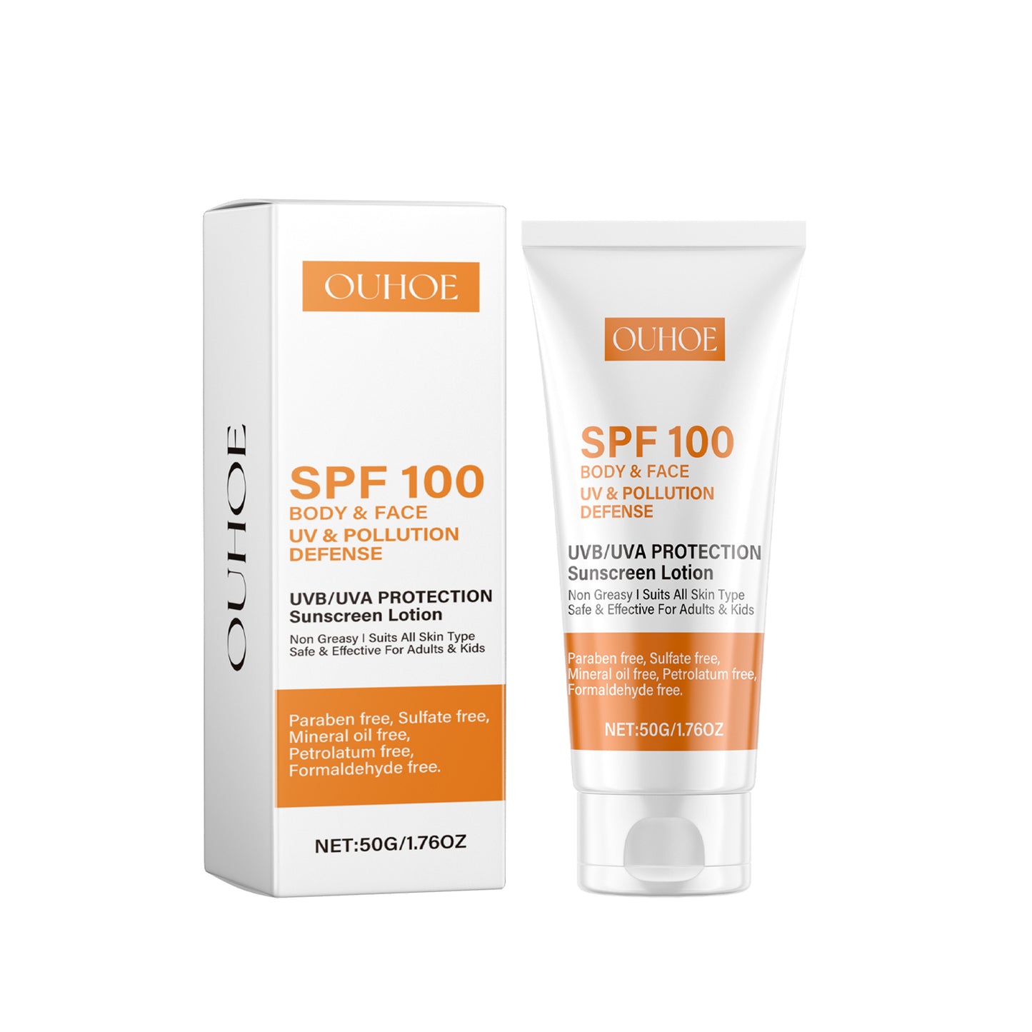 Face Protection Lotion Mild Protection UV Repair Sunburn Anti-Wrinkle Clear Protection Cream