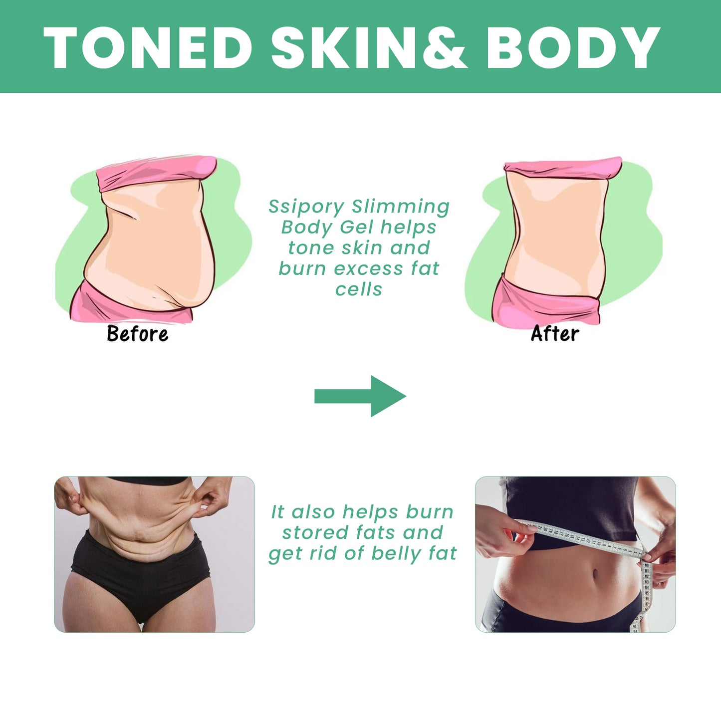 Slimming Body Gel, Firming Skin Body Slimming Massage Shaping Gel