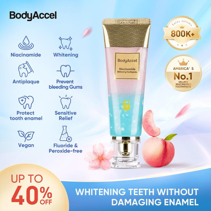 Bodyaccel 【Triple Whitening】Niacinamide Whiteningtoothpaste Oral MX